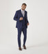 Skopes Harcourt Slim 3-Piece Suit Navy Blue Tweed Effect MM1093
